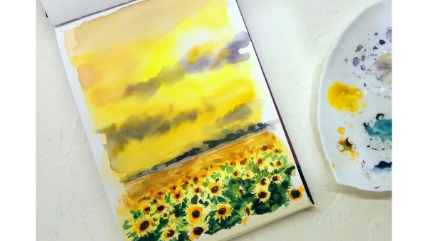 Мастер класс по акварели для начинающих