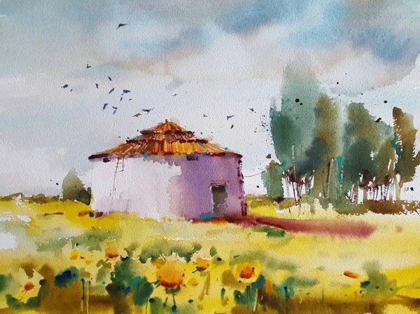 Бьянка Альварес акварели