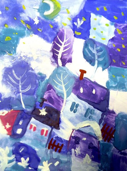 Рисунки гуашью