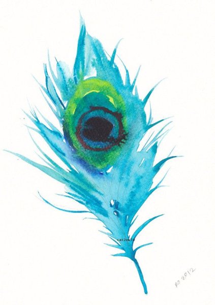 С днем рождения перо павлина