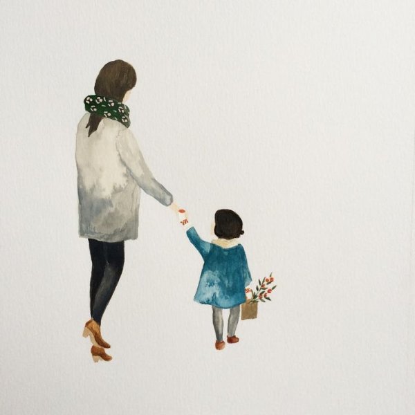 Дети и взрослые иллюстрации