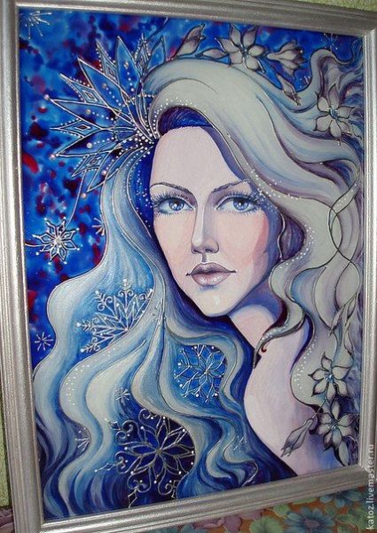 Екатерина Захваткина портрет акрилом