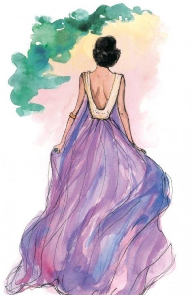 Нежные рисунки акварелью