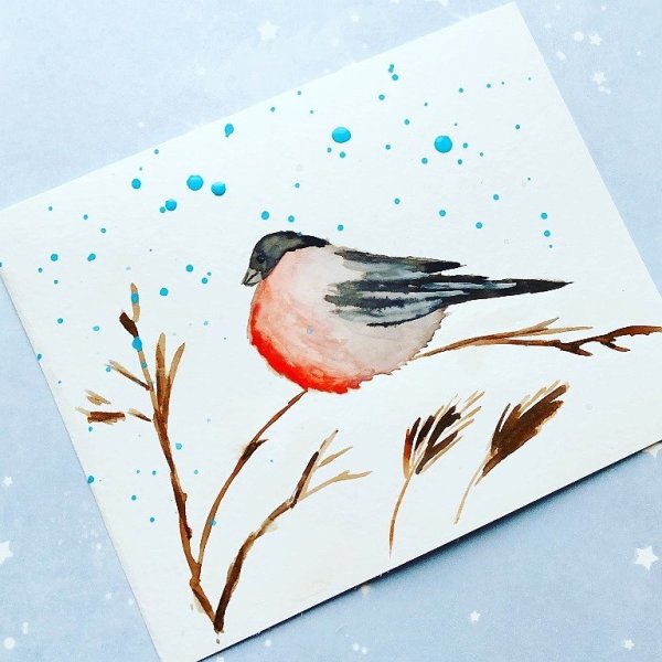 Зимние рисунки