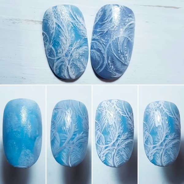 Зимний маникюр