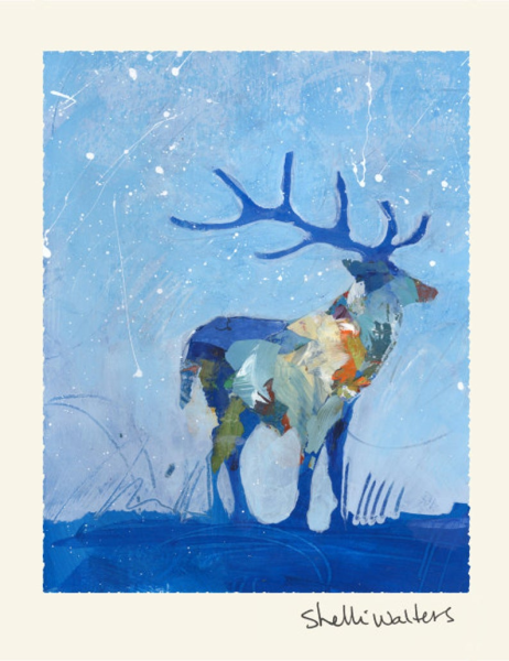 Северный олень живопись