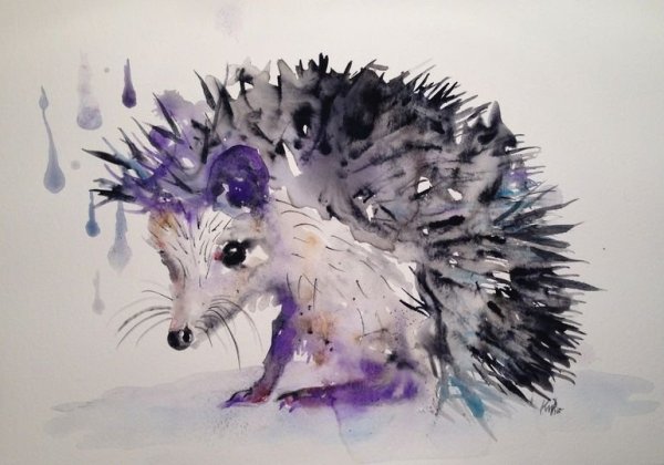 Ежик арт