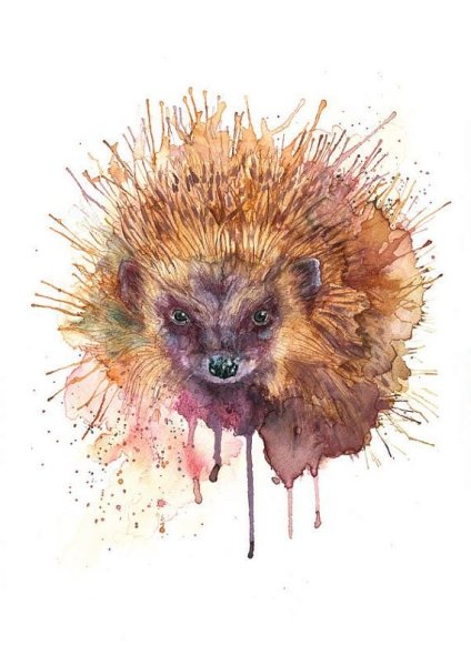 Ежик абстракция