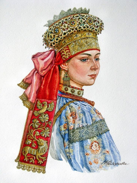 Образ человека в русском народном костюме