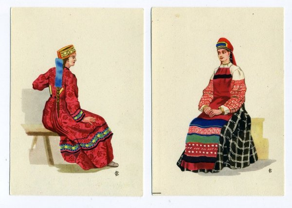 Русский народный костюм арт