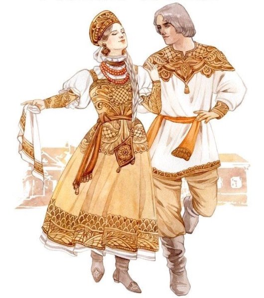 Женский национальный костюм Тульской губернии