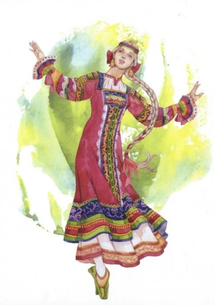 Русский народный праздничный костюм