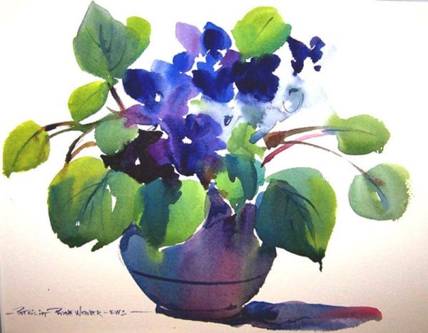 Этюды фиалок