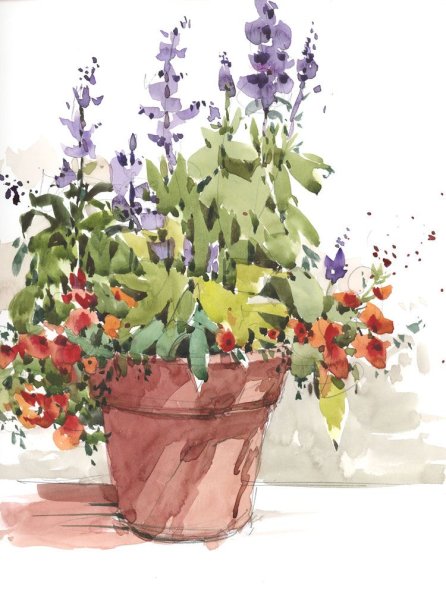 Shari Blaukopf акварель