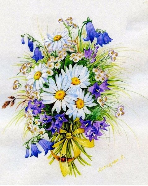 Букет цветов иллюстратор