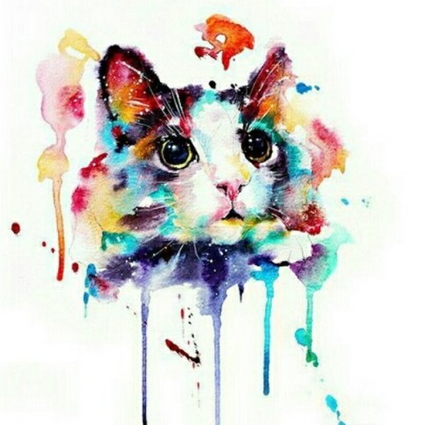 Акварельные коты