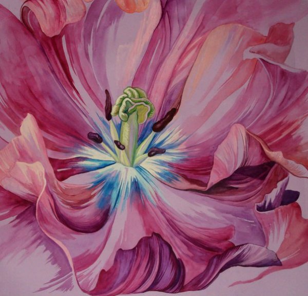 Сказочные цветы пастель