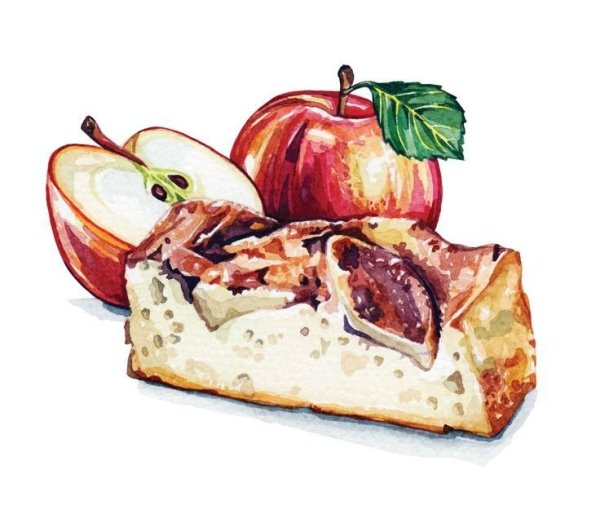 Наброски акварелью сладость