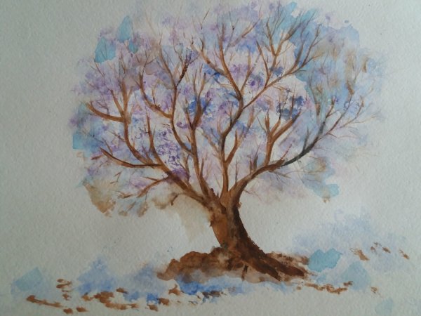 Анастасия Беседина акварель пейзажи