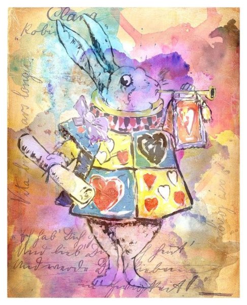 Иллюстрации Алиса в стране чудес акварель