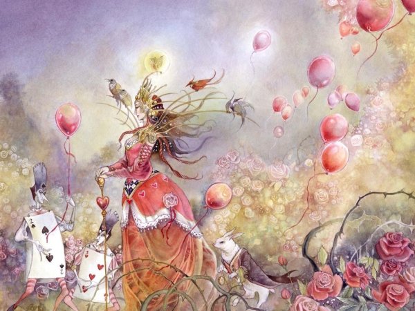 Алиса в стране чудес Алиса и кролик