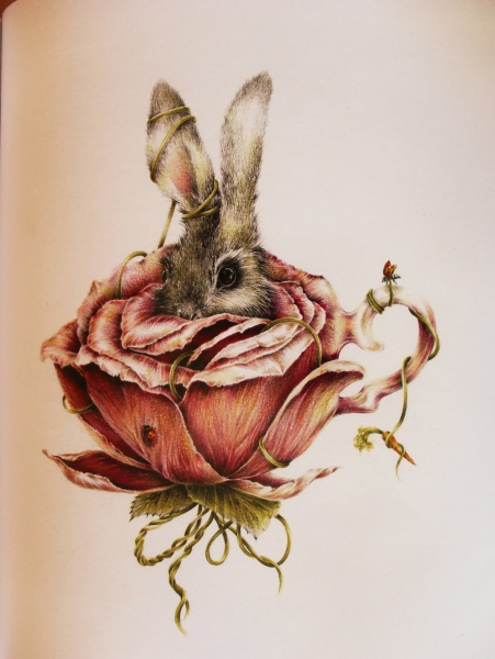 Рисунки в скетчбук Алиса в стране чудес