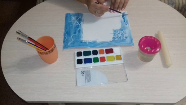 Нетрадиционные техники рисование с помощью свечки