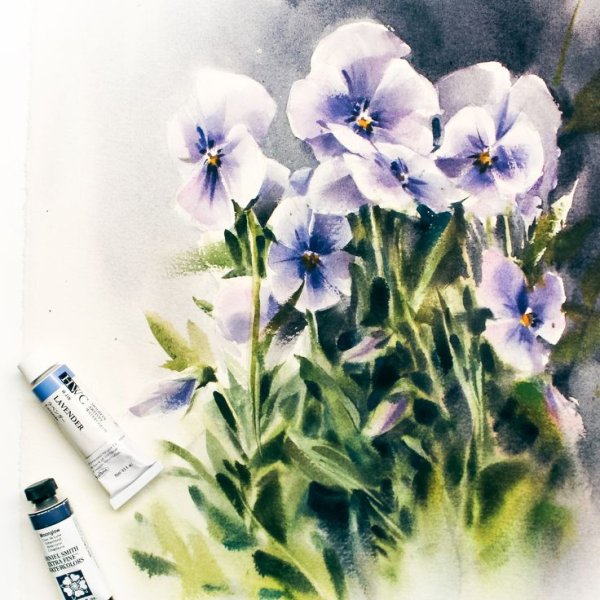 Вероника Калачева акварель мастер класс