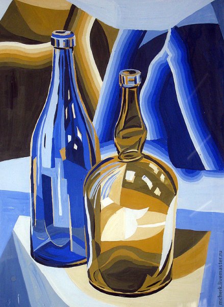 Декоративная живопись со стеклом