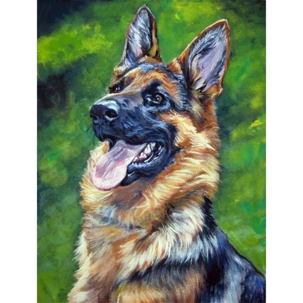 Немецкая овчарка Мухтар арт