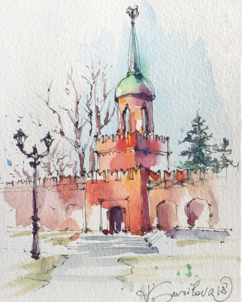 Тула Тульский Кремль Графика