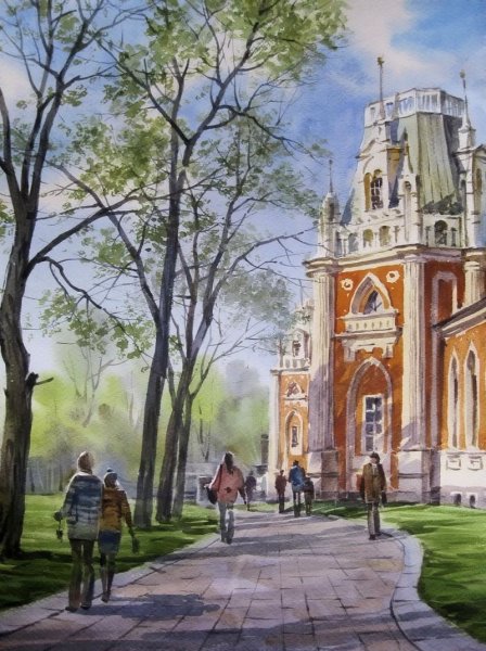 Художник акварелист Илья Горгоц