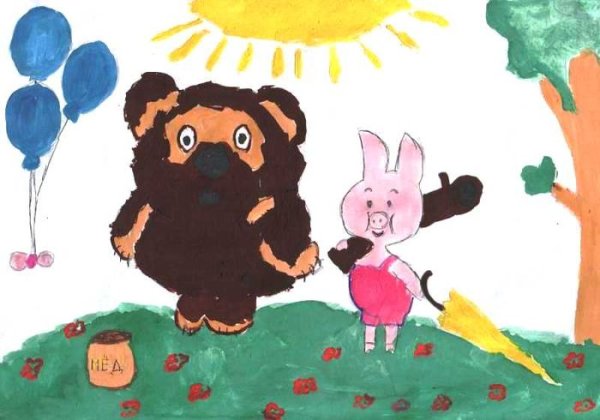 Раскадровка Винни пуха