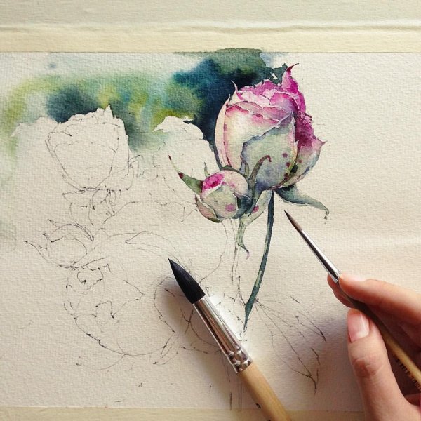 Идеи для рисования акварелью