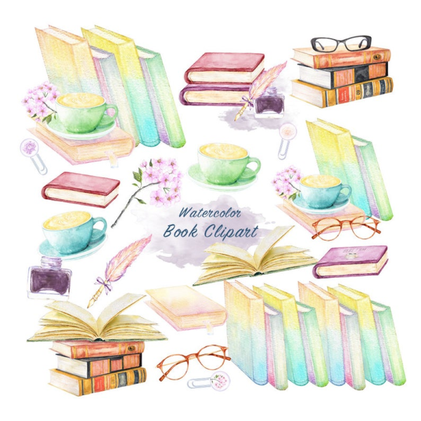 Книги акварель