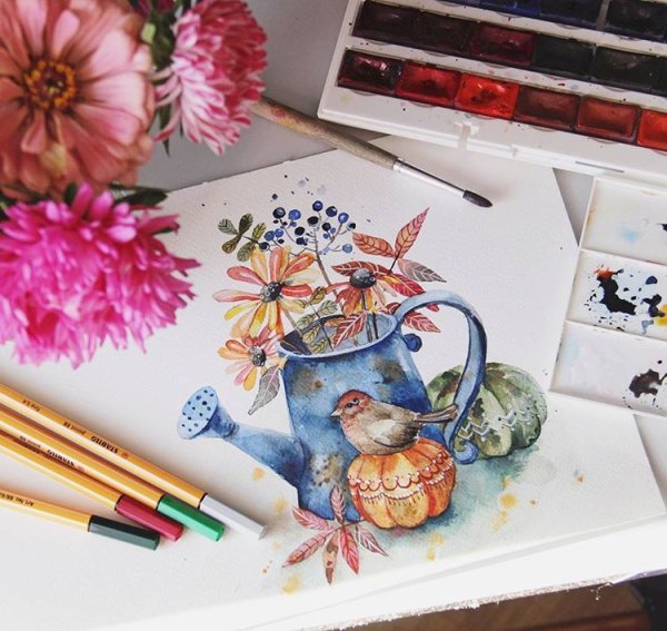 Архитектурный скетчинг Англия