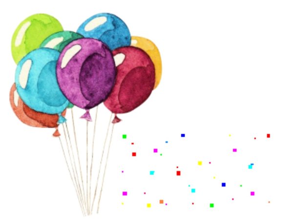 Акварельные воздушные шары