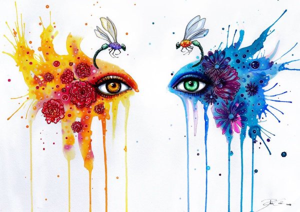 Акварель эскиз