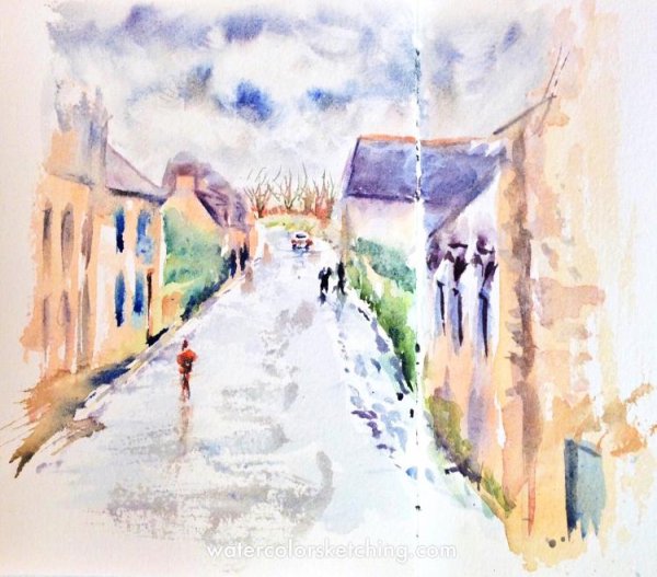 Акварельные улицы