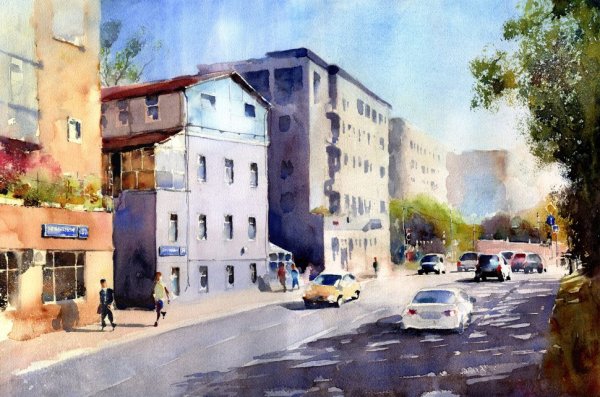 Акварели Владимира Тупоршина