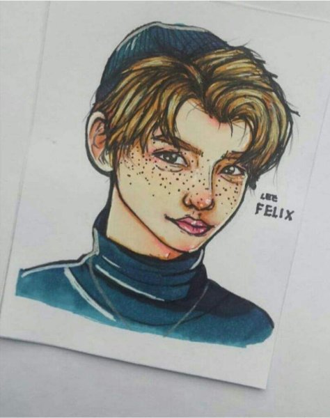 Феликс Stray Kids арт