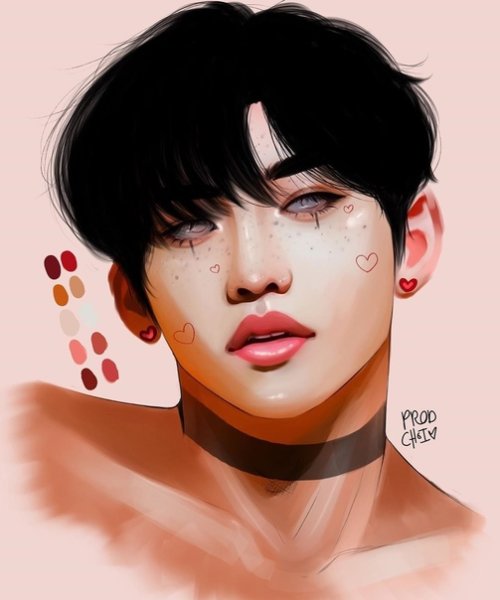 Чонин арт Stray Kids