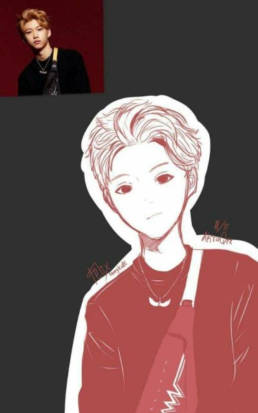 Арт Феликс из Stray Kids