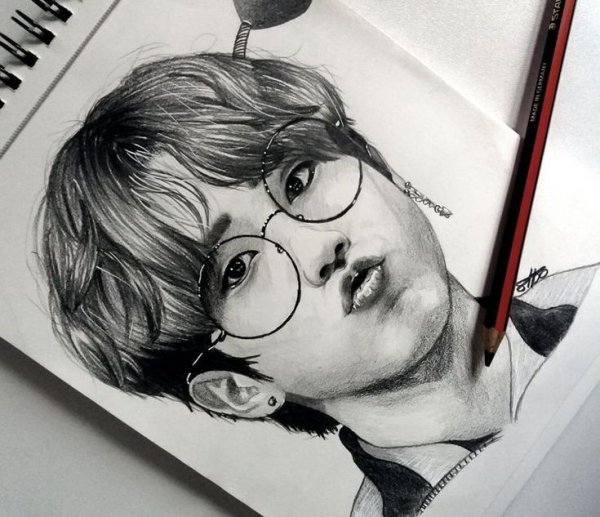 Хан Джисон нарисовать