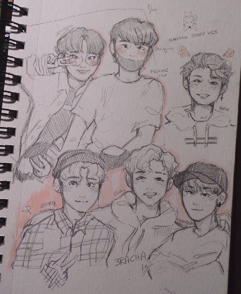 Stray Kids рисунки