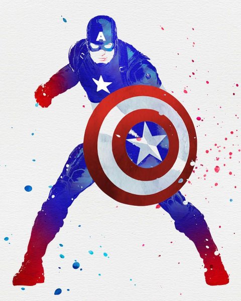 Наклейки Капитан Америка