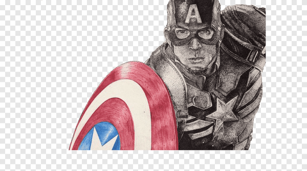 Карикатура Капитан Америка