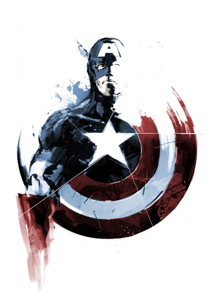 Щит капитана Америки арт