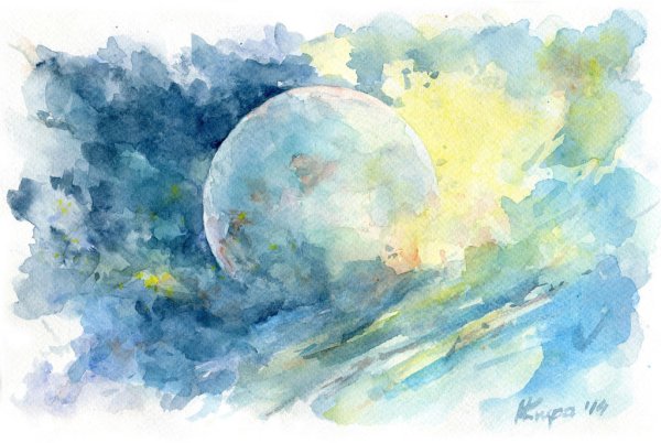 Акварельные планеты