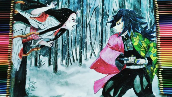 Гию Томиока фан арт